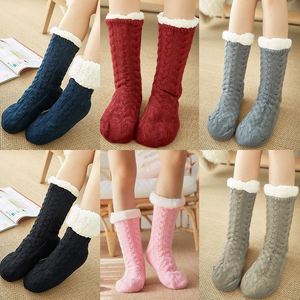 Wholesale High Quality Fluffy Knit Winter Thick Warm <b>Wool</b> Cozy Fuzzy Calcetines Felpa Floor Invierno Termicos Women <b>Socks</b> - Product Image 1