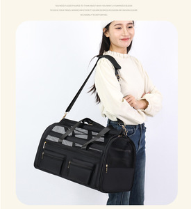 Bolsa de Transporte para Mascotas Oxford Clásica, Resistente y Cómoda, Plegable y Transpirable, Diseñada para el Transporte Diario de Gatos y Viajes al Aire Libre - Product Image 5