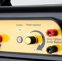 Vee Elektrische Afrastering 12kv Solar Energizer 6.2j Elektrische Afrastering 20W Zonnepaneel Voor Pluimvee