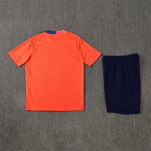 Tenues de football d'été, ensemble d'entraînement à manches courtes, maillot 25/26 Barcelone, polyester respirant, séchage rapide, col rond, unisexe - Product Image 3