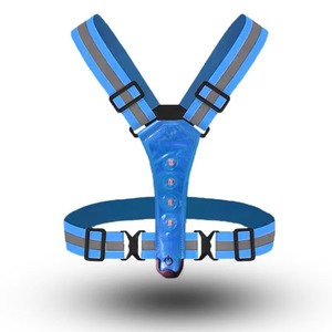 Chaleco de Seguridad Reflectante LED YIDAO <span class=keywords><strong>Ekai</strong></span> ANSI Clase 2 EN ISO 20471 con Logotipo Personalizado, Luz Intermitente para Ciclismo en Carretera, China - Product Image 6
