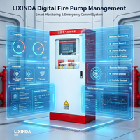 Boîtier de distribution de commande de pompe incendie personnalisé LIXINDA, indice de protection IP54, utilisation industrielle, panneau de commande automatique d'extinction d'incendie, boîtier en tôle