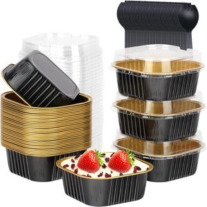 Best Price Microwavable PP Disposable Food Box Bake Tray Takeaway Black Gold Eco Friendly Aluminum <b>Foil</b> Food Packaging <b>Container</b> - Product Image 1