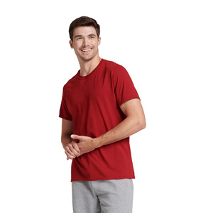 Wholesale Men's Knitted Polyester Casual T-Shirts Custom Logo 3D Pattern Quick Dry Breathable Features Customized Colors - Product Image 1
