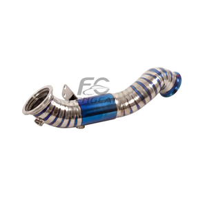 ท่อไอเสียแบบตรงทำจากไทเทเนียมอัลลอยน้ำหนักเบา OEM สำหรับ Mercedes-Benz C250 1.5T 2.0T W205 ปี <span class=keywords><strong>2014</strong></span>-2020 ช่วยลดอาการเทอร์โบแล็ก - Product Image 5