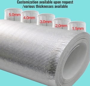 Suministro directo de rollos de aislamiento de película EPE de papel de aluminio resistente al calor térmico de fábrica <span class=keywords><strong>para</strong></span> aislamiento reflectante de techo - Product Image 2
