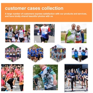 100% Polyester thể thao hiệu suất tập luyện trọng lượng nhẹ chất lượng cao thăng hoa tùy chỉnh người đàn ông chạy Áo sơ mi - Product Image 3