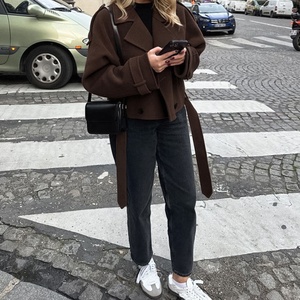 Custom Fashionable Buttons Long Sleeve Casual <b>Jacket</b> with logo Women Men Manufacturer One Piece - Product Image 2
