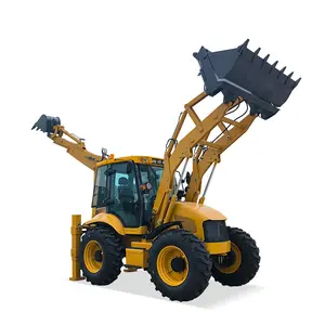 2024 Hot Selling 2.5Ton Capacity Backhoe loader ZT388H earth moving machine retro excavator with different attachments