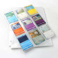 Protège-cartes personnalisés à 9 pochettes pour classeur, feuilles de protection pour cartes à collectionner, présentoirs pour cartes de baseball pour classeur à 3 anneaux