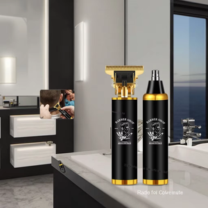 Tondeuses à <span class=keywords><strong>cheveux</strong></span> de salon à glisse fluide avec tête de coupe flottante pour un rasage uniforme, charge USB, utilisation domestique, affichage en anglais - Product Image 1