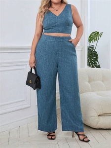 Uniformes de travail de bureau grande taille vestes de costume costumes pour femmes avec pantalon ensembles deux pièces professionnels de fête d'hôtel - Product Image 5