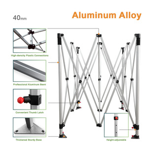 Tốt Bán 10x10 10x20 Quảng Cáo Logo Ngoài Trời Nhôm Triển Lãm Thương Mại Lều Triển Lãm Sự Kiện Khuyến Mại Tán Lều - Product Image 5