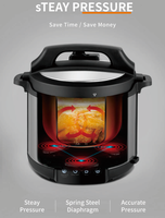 Multicuiseur multifonction à prix direct 5L 6L Digital Touch Control Smart Multifunctional Electric Pressure Cooker