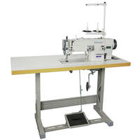 Machines à coudre industrielles à plat à point zigzag à aiguille simple à entraînement direct 1530T pour la couture de couvercles de tasses