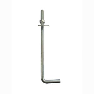 Boulon d'ancrage en L fiable en acier galvanisé à haute teneur en zinc, tailles métriques 4, 8, 8, 8, 10, 9, avec écrou et boulon de fixation - Product Image 3