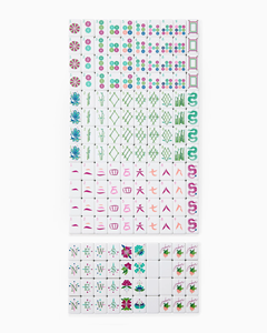 Juego de 160 Fichas de Mahjong Americanas Rosas de Lujo Modernas con Diseño de Pavo Real, Acrílico Duradero para Juegos Familiares, Venta al Por Mayor - Product Image 2