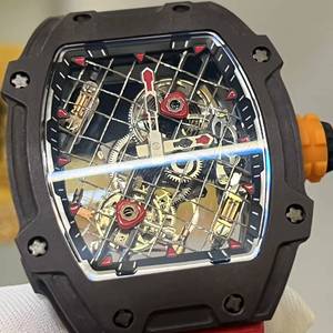 นาฬิกาจักรกลคาร์บอนไฟเบอร์น้ำหนักเบาพิเศษ รุ่น Tourbillon 27-04 ของแท้คุณภาพสูง ดีไซน์ตาข่ายโปร่ง เหมาะสำหรับนาฬิกาเทนนิสผู้ชาย - Product Image 2