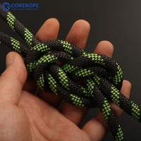 Personnaliser UHMWPE statique corde Kernmantle Structure alpinisme escalade aventure en plein air sécurité sauvetage corde