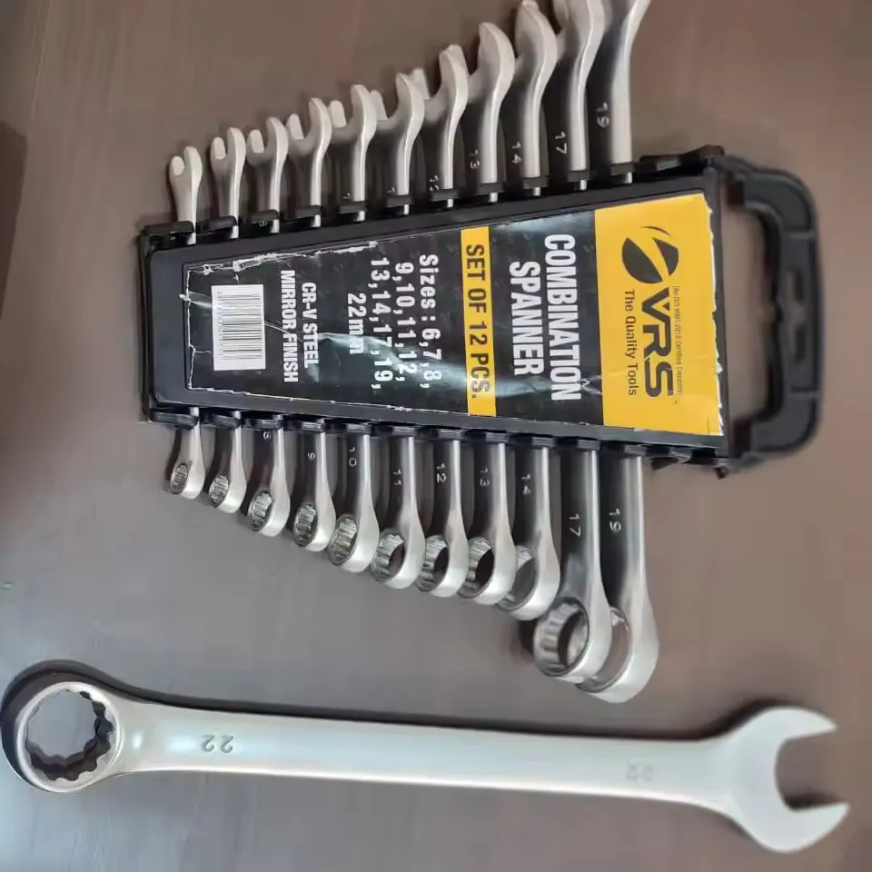 Chave de mão aberta, chave combinada de ferramentas manuais de boa qualidade e alta qualidade, ferramenta de reparo manual