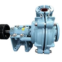 Pompa Lumpur Pasir Dewatering Tambang Listrik 15Hp 380V Horizontal Sentrifugal Tahan Aus Besi Cor Paduan Krom Tinggi
