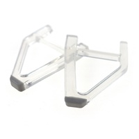 Support horizontal pour PS5 Slim, base en acrylique transparente, support de rangement, pieds pour PS5 Pro, support de bureau