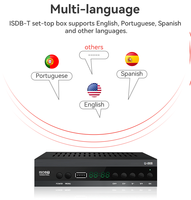 Décodeur de signal TV haute définition 1080P ISDB-T pour l'Angola, en portugais, en stock, offre spéciale