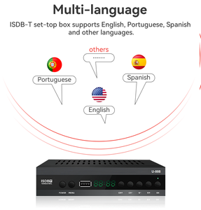 Decoder ISDB-T per Segnale TV ad Alta Definizione 1080P, Lingua Portoghese OSD, Vendita Calda in Angola, Prodotto Pronto per la Consegna - Product Image 5