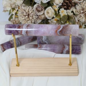 Varita Redonda de Amatista y Ágata Genuina, Pulida, para Sanación Energética, Decoración del Hogar, Meditación, Suministro al por Mayor, Tamaño Personalizado - Product Image 2