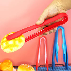 Plástico cozinha itens 3 em 1 cozinha salada pinças de pão definido com colorido plástico cor PP gelo tong set - Product Image 5