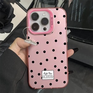 <span class=keywords><strong>Cover</strong></span> per Telefono con Cuore Nero a Pois Grandi per <span class=keywords><strong>iPhone</strong></span> 11 12 14 15 16 Pro Max XS Max XR 7 <span class=keywords><strong>8</strong></span> Plus, Custodia Antiurto con Paraurti Posteriore - Product Image 6