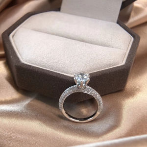 เครื่องประดับสั่งทำพิเศษ แหวนทองแท้ 9k 10k 14k 18k PT ทองคำขาว ทองคำเหลือง ทองคำชมพู เพชรแล็บ/พลอย ผลิตจากโรงงาน - Product Image 1