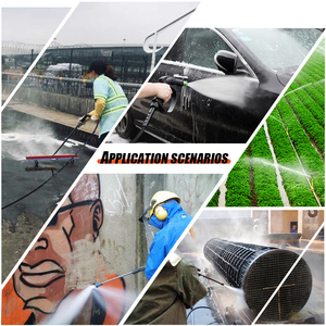 Nettoyeur haute pression à essence 22HP 500 bars 7250 PSI 16 LPM, nettoyeur haute pression industriel robuste avec tête de <span class=keywords><strong>pompe</strong></span> en cuivre coulé - Product Image 5