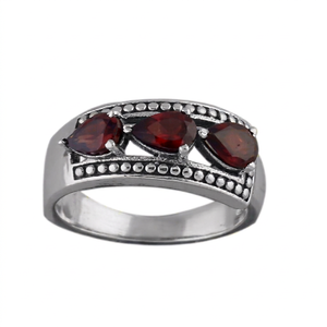 Bague Cocktail Moderne en Onyx Noir, Plaqué Argent 925, Sertissage Ovale, Bijou Unisexe Tendance, Idéal pour le Quotidien, Cadeau - Product Image 1