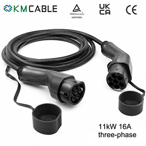 Nouveau câble de charge portable pour VE Type 2, 16A 11kW réglable, protection IP54/IP67, <span class=keywords><strong>gaine</strong></span> en TPU, certifié CE, emballage de détail, vente en gros - Product Image 4
