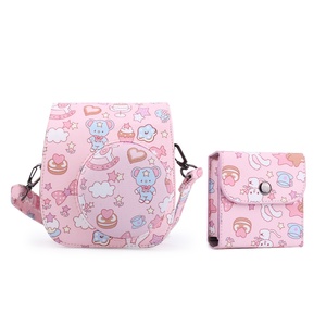 Sac en PU pour appareil photo <span class=keywords><strong>Instax</strong></span> Fuji <span class=keywords><strong>Mini</strong></span> 12/11/8/9 avec motif, housse souple instantanée et bandoulière élégante avec <span class=keywords><strong>mini</strong></span> étui/<span class=keywords><strong>mini</strong></span> album - Product Image 3