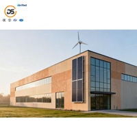 Bâtiment d'atelier d'entrepôt en structure métallique industrielle préfabriquée sur mesure, robuste, pour usine d'énergie nouvelle, certifié CE, longue durée de vie