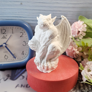 Moldes de fundición de resina hechos a mano para adornos decorativos DIY estilo Ins moldes de estatua de demonio de silicona W0425 - Product Image 4