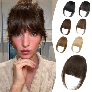 แฮร์พีชหน้าม้าแบบคลิปหนีบ สีน้ำตาล พรีเมียม เกรด Remy <span class=keywords><strong>ผม</strong></span>แท้จากยุโรป 100%  ทำมือ  <span class=keywords><strong>ทรง</strong></span>เกาหลี  แบบ Wispy  พร้อมผมด้านข้าง - Product Image 4