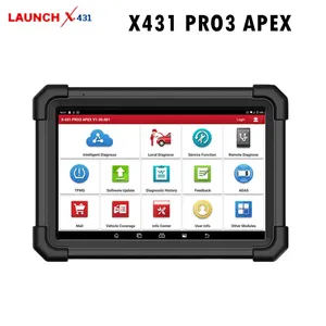 Scanner de diagnostic ZCLC X431 PRO3 APEX 10 pouces, prise en charge de la cartographie topologique, codage en ligne, CAN FD & DoIP, diagnostic de camions HD avec plus de 37 <span class=keywords><strong>services</strong></span> - Product Image 2