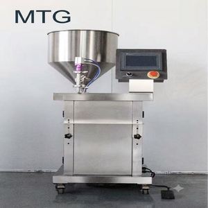 เครื่องบรรจุของเหลวข้นหนืดแบบกึ่งอัตโนมัติ MTG พร้อมปั๊มเกียร์เซอร์โว สำหรับบรรจุน้ำผึ้งในขวดแก้ว ใช้มอเตอร์ PLC ความแม่นยำสูง - Product Image 4