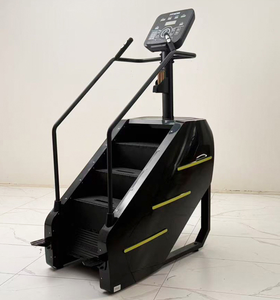 Simulateur d'escalade commercial d'intérieur, moniteur de fréquence cardiaque LED LCD, pédale suspendue amortissante, machine de cardio-training pour salle de sport - Product Image 5