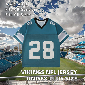 قميص كرة قدم للرجال والنساء عالي الجودة بأكمام قصيرة ومقاسات كبيرة، رقم 18 جاستن جيفرسون ورقم 14 دارنولد، للبالغين الأمريكيين - Product Image 2