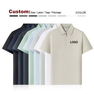 Polo personnalisé avec logo brodé, t-shirts de golf imprimés, polos uniformes, polos promotionnels en nylon, polos de travail pour hommes - Product Image 3