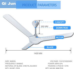 CAC天井ファンマレーシア<span class=keywords><strong>UMS</strong></span> KDK Panasonical 60インチ1500 mm巨大な空気配達高品質産業CBモーター付き - Product Image 5