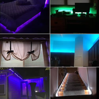 Bande lumineuse LED RGB Joystar 1M 5V SMD 5050 USB, kit complet 2M 3M 4M 5M, flexible, télécommande, bande lumineuse LED pour rétroéclairage TV