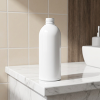 Bouteille pompe à lotion PET 360 ml, logo personnalisé, contenant cosmétique polyvalent pour lotion, désinfectant pour les mains, liquide, emballage OEM en gros