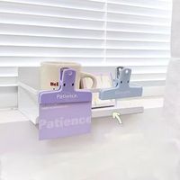 Gran oferta, Clip de cola larga para estudiantes simplificado, Clip magnético de papel bonito duradero, Clip de plástico Retro colorido ecológico