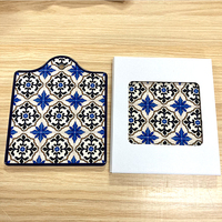 Sublimation personnalisée transfert de chaleur impression imperméable en céramique dessous de plat pot tapis et tampons napperon table à manger tapis pour pots chauds