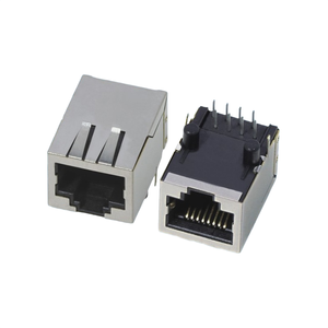 GLGNET <span class=keywords><strong>RJ45</strong></span>-connector Enkele poort 100/1000/2.5G/5G/10G 8P8C Cat5/Cat6/Cat7 Gold Flash PCB-aansluiting POE Draadloos LAN Industrieel - Product Image 2